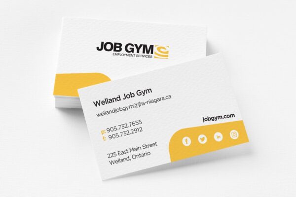 Job Gym businesscards